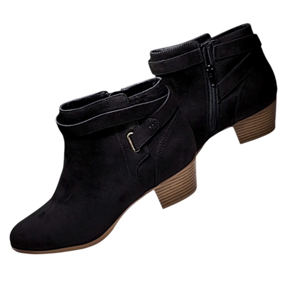 GIANI BERNINI, BLACK   ANKLE BOOTS SIZE 9.5 New